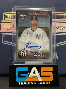 2024 Topps Chrome Update Yoendrys Gomez Rookie Autographs #RA-YG Auto RC Yankees - Picture 1 of 2