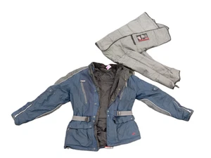 Hein Gericke Motorcycle Jacket & Gloves Set - Blue, Size xl - Picture 1 of 8