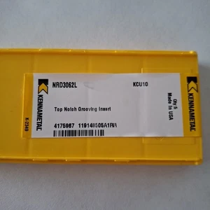 Kennametal NRD 3062L KCU10 Top Notch Grooving Inserts - Picture 1 of 6