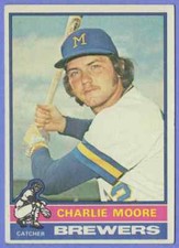 1976 Topps Charlie Moore #116 Milwaukee Brewers