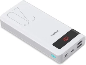 ROMOSS 20000mAh USB C Power Bank, Pocket Size 18W Portable Charger with 3 Inputs - Picture 1 of 7