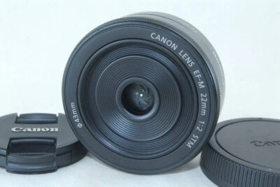 [ Near Mint ] Canon EF-M 22mm f2 STM wide angle lens from JAPAN - Image 1 of 4