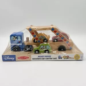 Melissa & Doug Mickey Mouse Wooden Car Carrier - Picture 1 of 5