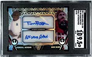 ROSE/ROTICH 2017 Topps High Tek ACKBAR NUMB AUTOGRAMM SP/25 - SGC 9,5/10 - Bild 1 von 1