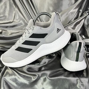 Adidas Mens Sneakers Size 6.5 Edge Gameday EG1444 Gray Black Running Shoes Gym - Picture 1 of 16