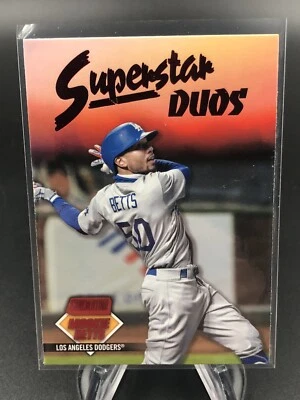 2021 Topps Stadium Club Superstar Duos #SD-2 Mookie Betts/Cody Bellinger Dodgers - Image 1 of 2