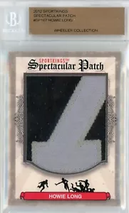 2012 SPORTKINGS SPETTACOLARE PATCH 1/1 #SP167 HOWIE LUNGA BGS AUTENTICA - Foto 1 di 2