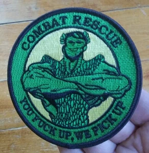 USAF ~ Pararescue PJ's ~ Combat Rescue Green Giant ~ You F Up Air Force PATCH - Picture 1 of 6