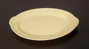 Vintage Lu-Ray Pastals Yellow T.S.&T. # 9 43 USA Serving Platter 11 1/2 x 8 1/4" - Picture 1 of 7