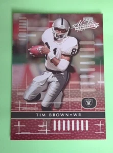 Playoff Absolute Memorabilia 2001 Tim Brown #69 - Oakland Raiders - Picture 1 of 2