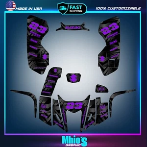 LTZ 400 suzuki wrap graphics stickers kit decals atv quad 2003 - 2008 - Picture 1 of 7