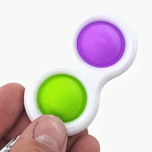 Juguete simple Dimple doble calmante estimulante audible pop pulsador juguetes para autismo - Imagen 1 de 4