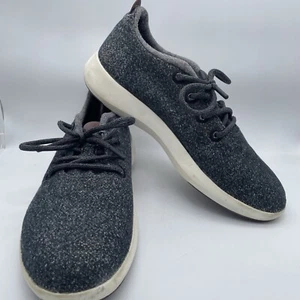Allbirds Schuhe Merinowolle Runner Freizeit grau schwarz weiße Sohle Herren Größe 12 - Bild 1 von 10