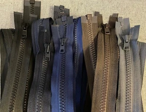 1 x 8 mm YKK Chaquetas de cuero divisibles Vislon Cremallera Longitudes y colores Selección - Imagen 1 de 6