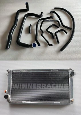 Ajuste Renault 12 / 15 / 17 1.6 L 1970 - 1980 radiador de aluminio + manguera de silicona - Imagen 1 de 4