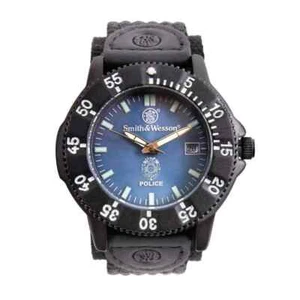 RELOJ PARA HOMBRES SMITH & WESSON POLICÍA, APLICACIÓN DE LA LEY TÁCTICO DEBIDAMENTE - Imagen 1 de 2