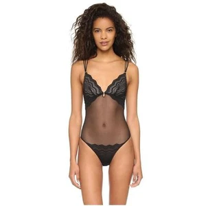 N.W.T $186.00 Cosabella Ceylon Lace-Trim Teddy Bodysuit  - Picture 1 of 6