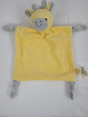 Dan Dee Jirafa Amarilla Lovey Manta de Seguridad Sonajero Anudado Peluche Juguete para Bebé Foto 1 de 4