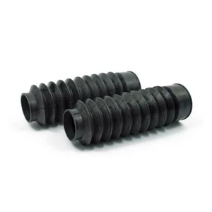 Gabel Faltenbälge, Fork Boots, schwarz f. Harley-Davidson FXDWG 06-14 49mm Gabel - Bild 1 von 1