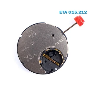 ETA SWISS🇨🇭 UHRWERK NUMMER G15.212 , WEISSE DATUMSSCHEIBE AUF 6 , CHRONOGRAPH. - Bild 1 von 2
