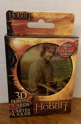2012 Limited Edition  ~ THE HOBBIT ~ 3D Playing Cards With Collectible Tin - Image 1 of 3