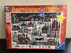 RARE Ravensburger “Americana Christmas” Puzzle #194445 - Missing 1 Piece - FS 