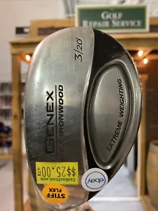 Preowned Nickent Golf Genex 3DX Ironwood 20° 3 Hybrid Stiff Flex Graphite LEFTY - Picture 1 of 16