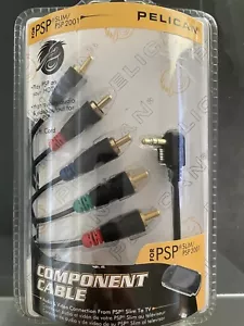 Pelican PSP Audio/Video Komponentenkabel für PSP Slim (2000) Neu werkseitig versiegelt - Bild 1 von 2
