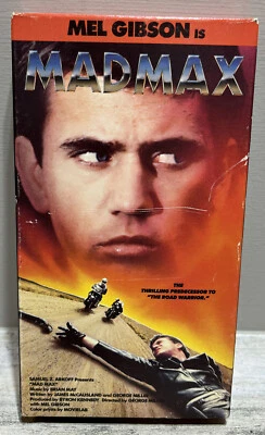 Mad Max Madmax VHS 1988 Vestron Video Mel Gibson Rare Release Action Movie Film - Image 1 of 4