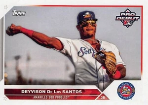 2023 TOPPS PRO DEBUT (#PD-63) - DEYVISON DE LOS SANTOS - Picture 1 of 2