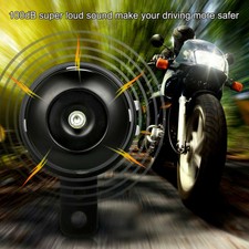 DC12V 1.5A 110dB Clacson Del Moto Corno Aria Per Moto Scooter Elettrica Nuovo