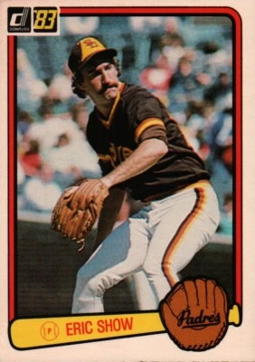 1983 Donruss Baseball #439 - Eric Show RC - San Diego Padres  83-535 - Image 1 of 2