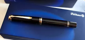 Pelikan Souveran M1000 black 18k F nib Mint in gift box - Picture 1 of 10