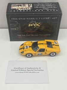 Wix 1966 GT40 Mark II 7 Litre 427 1/24 Scale Model - Picture 1 of 15