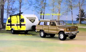 Jeep Wagoneer AMC de 1980 + remolque cámper Winnebago - Imagen 1 de 10