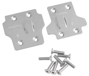 NUOVO set piastra pattino anteriore e posteriore in acciaio inox Powerhobby Arrma Kraton 6S - Foto 1 di 1