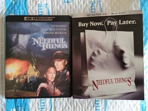 NO 4K DISC - Needful Things - (Blu-ray, 1993) With Slipcover - Kino Lorber - Picture 1 of 3