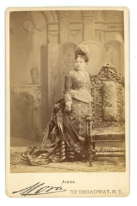 Vintage Kabinettkarte Marie Aimee frühe Bühne Schauspielerin Mora Foto - Bild 1 von 2