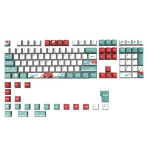  129 Pcs Korallenseetastkappe Tastenkappe Für Mechanische Gaming-Tastatur - Bild 1 von 12