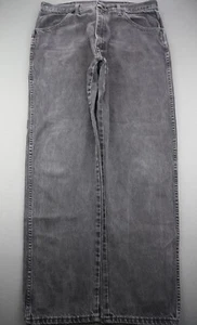 Pantalones de mezclilla vintage para hombre Rustler negros rectos 5 bolsillos talla 36x32 (MSR 35x31) - Imagen 1 de 9