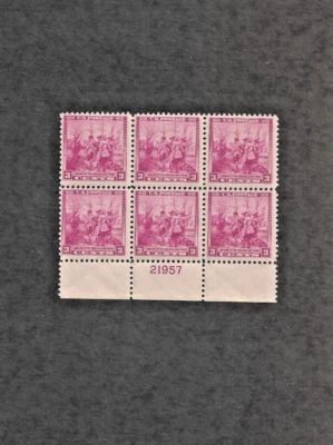 P50 - U.S. STAMPS,  BLOCK OF 6- #836  = SPECIAL 1/2 OFF = WAS $5.00 - NOW $2.50 - Image 1 of 2
