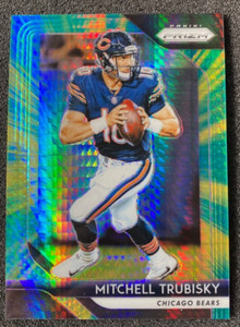 2018 Panini Prizm #163 Mitchell Trubisky HYPER /275. Chicago Bears. Steelers