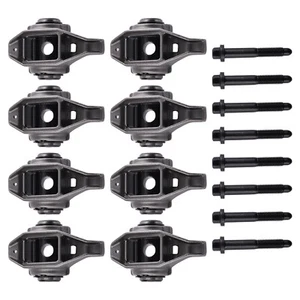 8x Rocker Arms with Upgraded Trunion kit For Chevy LS1 LS6 LS2 4.8 5.3 6.0 New - Bild 1 von 12