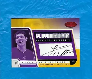 AUTOGRAFO LUKE WALTON 2003-04 HOOPS HOT PROSPECTS GIOCATORE GRAFICI ANNO ROOKIE - Foto 1 di 1