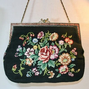 Antik Handtasche ART NOUVEAU EVENING BAG VIENNA Petit Point Sac à main - Imagen 1 de 5