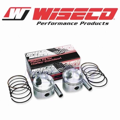 Wiseco K Piston Kit for 1986-1999 Harley Davidson FXSTC Softail Custom - wk Foto 1 de 4