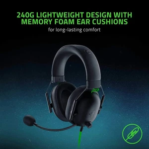 Black Shark Wired Esports Headset Advanced Passive Noise Cancellation Headphone - Picture 1 of 9