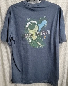 IZOD Saltwater Golf Best By Par Men's 2XB T-shirt Blue Graphic Athleisure Shirt - Picture 1 of 2