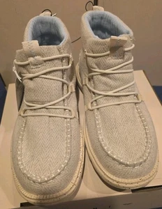 New Hey Dude Reyes Boot Women’s Size 11 Light Grey/Ivory – Great Grip Sole - Picture 1 of 11