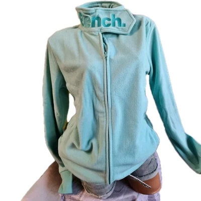 Bench Fleecejacke Jacke Pullover Hoodie mit Logo Aufdruck 32/34 (646) NEU - Bild 1 von 4